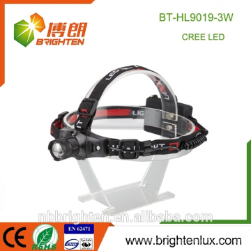 Cheap Wholesale Headlamp zoomable Aluminium 2 * 18650 cree XML Bright 3 mode mult-function light head